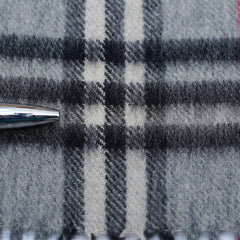 Cashmere Plaid Print Vintage Pre-Loved Scarf