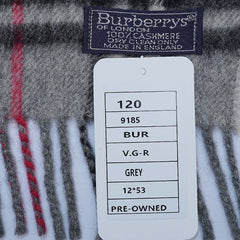 Cashmere Plaid Print Vintage Pre-Loved Scarf