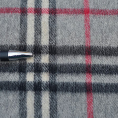 Cashmere Plaid Print Vintage Pre-Loved Scarf