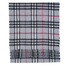 Cashmere Plaid Print Vintage Pre-Loved Scarf