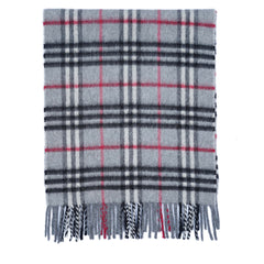 Cashmere Plaid Print Vintage Pre-Loved Scarf