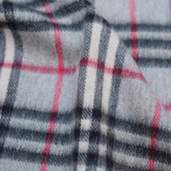 Cashmere Plaid Print Vintage Pre-Loved Scarf