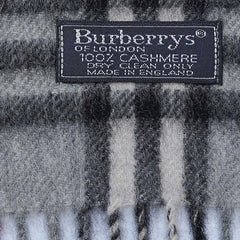 Cashmere Plaid Print Vintage Pre-Loved Scarf