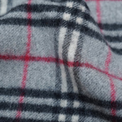 Lambswool Plaid Print Vintage Pre-Loved Scarf