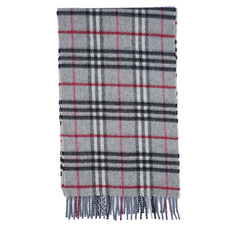 Lambswool Plaid Print Vintage Pre-Loved Scarf