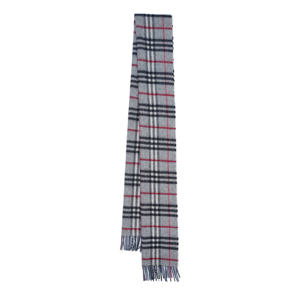 Lambswool Plaid Print Vintage Pre-Loved Scarf