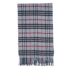 Lambswool Plaid Print Vintage Pre-Loved Scarf