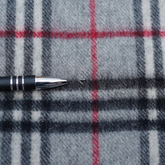 Lambswool Plaid Print Vintage Pre-Loved Scarf