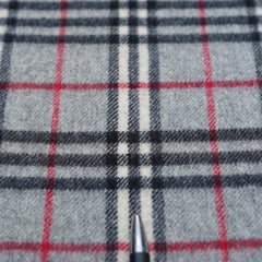 Lambswool Plaid Print Vintage Pre-Loved Scarf