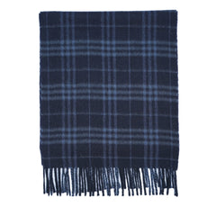 Cashmere Plaid Print Vintage Pre-Loved Scarf