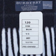 Cashmere Plaid Print Vintage Pre-Loved Scarf