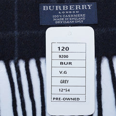 Cashmere Plaid Print Vintage Pre-Loved Scarf