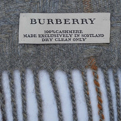 Cashmere Plaid Print Vintage Pre-Loved Scarf