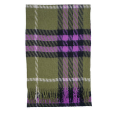 Cashmere Plaid Print Vintage Pre-Loved Scarf