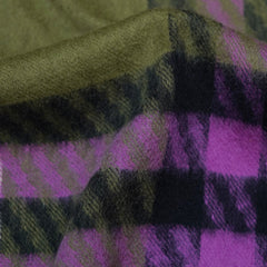 Cashmere Plaid Print Vintage Pre-Loved Scarf