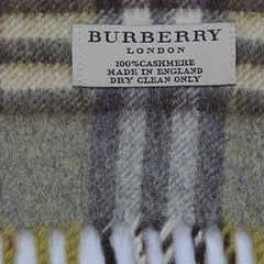 Cashmere Plaid Print Vintage Pre-Loved Scarf