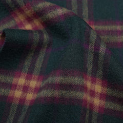 Cashmere Plaid Print Vintage Pre-Loved Scarf