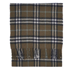 Cashmere Plaid Print Vintage Pre-Loved Scarf