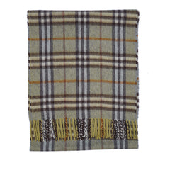 Cashmere Plaid Print Vintage Pre-Loved Scarf