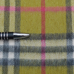 Cashmere Plaid Print Vintage Pre-Loved Scarf