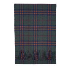 Lambswool Plaid Print Vintage Pre-Loved Scarf