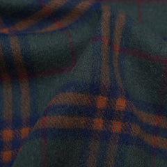 Lambswool Plaid Print Vintage Pre-Loved Scarf