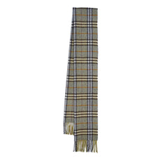 Lambswool Plaid Print Vintage Pre-Loved Scarf