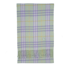 Lambswool Plaid Print Vintage Pre-Loved Scarf