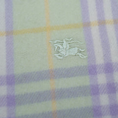Lambswool Plaid Print Vintage Pre-Loved Scarf