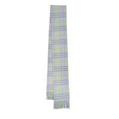 Lambswool Plaid Print Vintage Pre-Loved Scarf