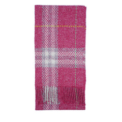 Merino Plaid Print Vintage Pre-Loved Scarf