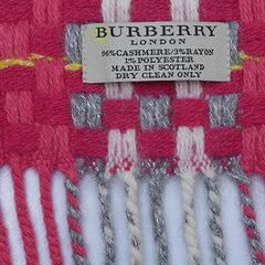 Cashmere Plaid Print Vintage Pre-Loved Scarf