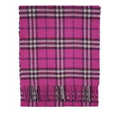Cashmere Plaid Print Vintage Pre-Loved Scarf