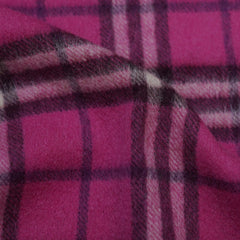 Cashmere Plaid Print Vintage Pre-Loved Scarf