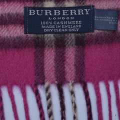 Cashmere Plaid Print Vintage Pre-Loved Scarf