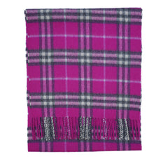 Cashmere Plaid Print Vintage Pre-Loved Scarf