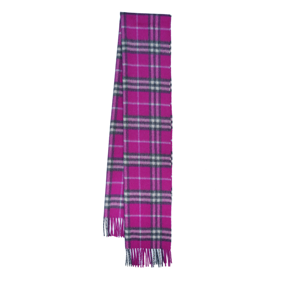 Cashmere Plaid Print Vintage Pre-Loved Scarf