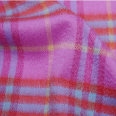 Cashmere Plaid Print Vintage Pre-Loved Scarf