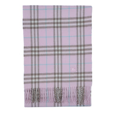 Lambswool Plaid Print Vintage Pre-Loved Scarf