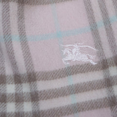 Cashmere/Wool Plaid Print Vintage Pre-Loved Scarf