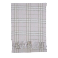 Cashmere Plaid Print Vintage Pre-Loved Scarf