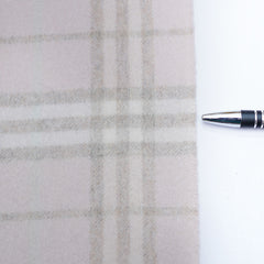 Cashmere Plaid Print Vintage Pre-Loved Scarf