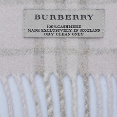 Cashmere Plaid Print Vintage Pre-Loved Scarf