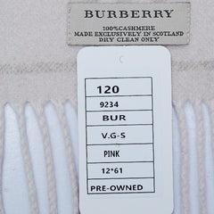 Cashmere Plaid Print Vintage Pre-Loved Scarf