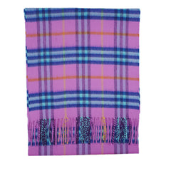 Cashmere Plaid Print Vintage Pre-Loved Scarf