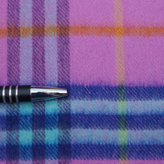 Cashmere Plaid Print Vintage Pre-Loved Scarf