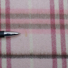 Cashmere Plaid Print Vintage Pre-Loved Scarf