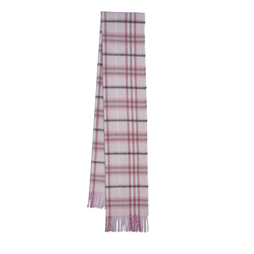 Cashmere Plaid Print Vintage Pre-Loved Scarf