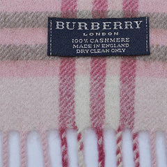 Cashmere Plaid Print Vintage Pre-Loved Scarf