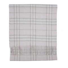 Cashmere Plaid Print Vintage Pre-Loved Scarf